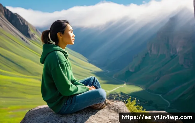 역경 극복을 위한 자원 관리 전략 - **Awakening Inner Resilience**
* **Prompt:** A young adult (gender-neutral, dressed in comfort...