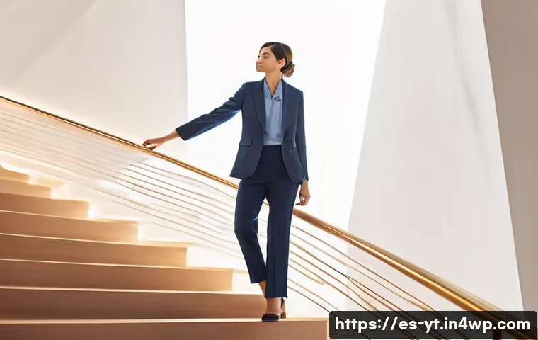 성장에 필요한 변화 관리 기술 - **Prompt: Growth Mindset and Resilience**
A determined individual, a woman in her late 30s, dres...