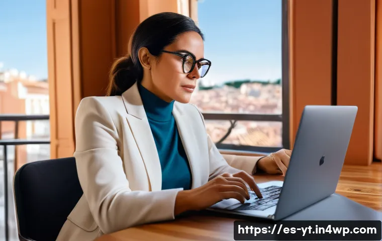 위기 속의 기회 새로운 가능성 찾기 - A professional Hispanic businesswoman in her 30s working remotely from a cozy home office in Madrid,...